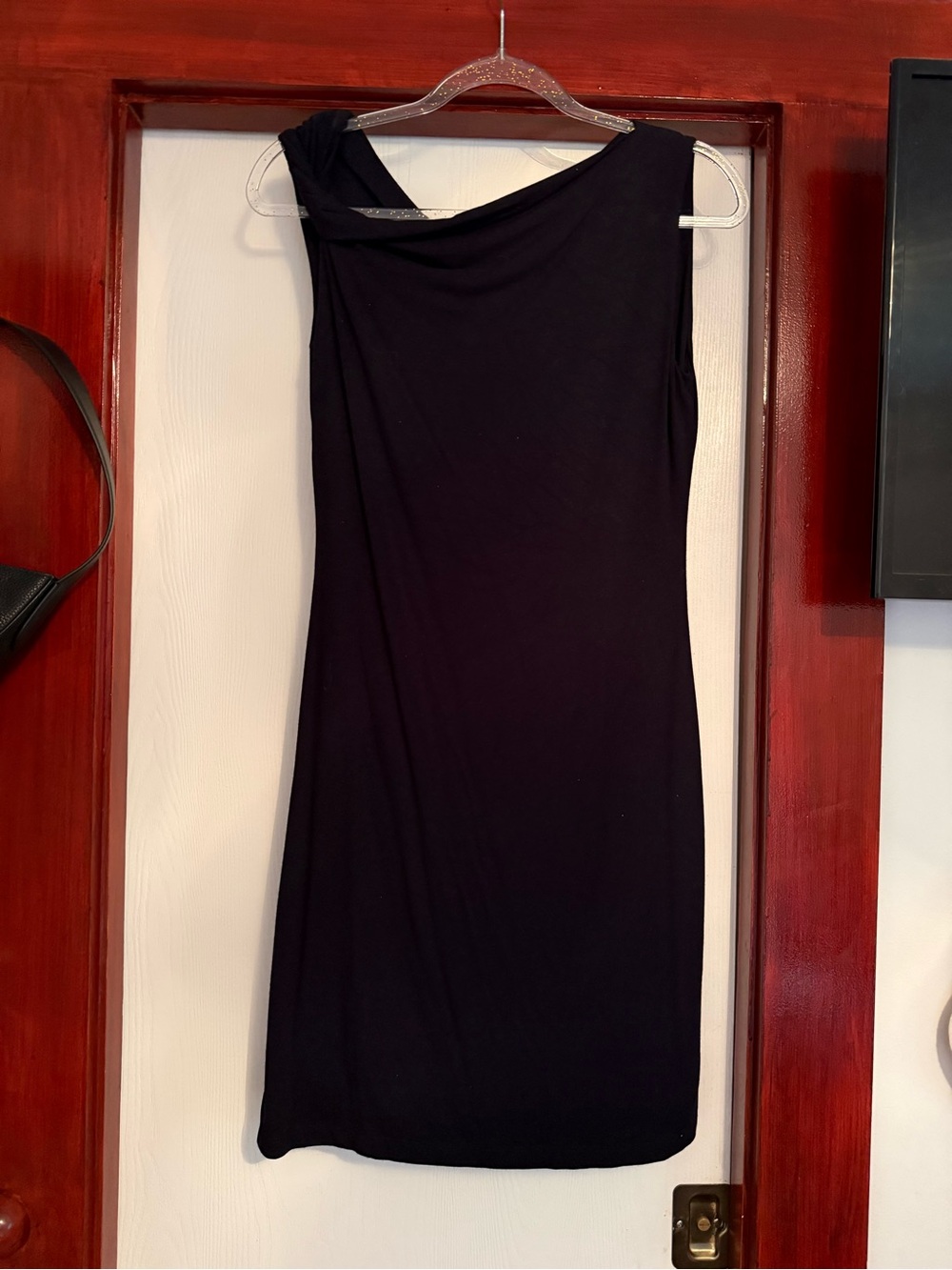 Babaton One-Shoulder Black Dress